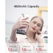 Small Portable Charger Power Bank 4500mAh type C Ultra - Silver