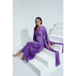 Dress with Cape Sleeves - Purple