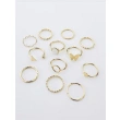 High-Quality Stainless Steel Set Ring - Gold color
