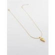 High-quality Stainless Steel Italian Necklace Gold color Triangle&nbsp;Pendant&nbsp;45cm