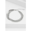 High-Quality Stainless Steel Combination Bracelet-Silver Color