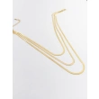 High-quality Stainless Stee l Necklace 3 Layers Sizes Gold color