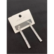 VIP Earring, Silver Color