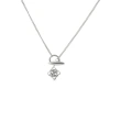 High-quality Stainless Steel Italian Necklace Silver Color