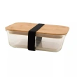 Glass Lunch Box with Bamboo Lid - 1.1L