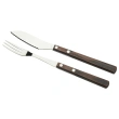 Valais Cheese Tasting Cutlery Set Dark Handle Cs-10A