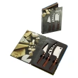 Latte Vivo Cheese Set with Dark Wood Handle Ck-10A