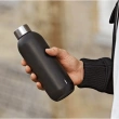 Keep Cool Vacuum Drinking Bottle - Black - 0.6L
