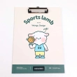 White Animal Fun Activity Series Paper Clipboard A4
