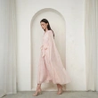 Dress with Cape Sleeves - Pink