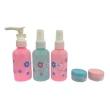Travel Refillable Bottle Set Pink &amp; Blue