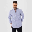 Men's Slim Fit Casual Shirt - White Light Blue