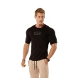Men's Cotton Tag Training T-Shirt - Black