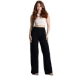 Women&rsquo;s Wide Leg Jeans - Black