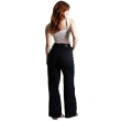 Women&rsquo;s Wide Leg Jeans - Black