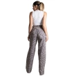 Women&rsquo;s Wide Leg Jeans - Cheetah Print