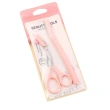 Eyebrow Scissors And Eyebrow Trimmer 2pcs Combo Set Pink