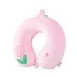 Tulip Series Memory Cotton U-Shaped Pillow Light Pink