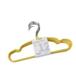 Pvc Coated Children's Hanger - 12 Pieces - Yellow