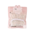 Polka Dot Double Layer Shower Cap - Pink