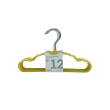 Pvc Coated Children's Hanger - 12 Pieces - Yellow