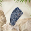 Blue Sodalite Horn Shape Gua Sha