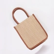 حقيبة يد موناكو سليم مصنوعة من القش
