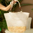 Bahia Breeze Straw Tote - Ivory Dune