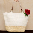 Bahia Breeze Straw Tote - Ivory Dune