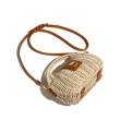 Portofino Top Handle Straw Bag - Dune Beige