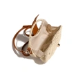 Portofino Top Handle Straw Bag - Dune Beige