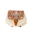 Amalfi Beads Straw Bag - Dune Beige