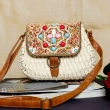 Amalfi Beads Straw Bag - Dune Beige