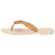 Women's Floral Flats Beige