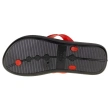 Men's FlipFlop Feel Black/Vermelho
