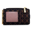 Nora Monogram Wallet - Black