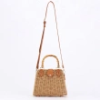 حقيبة تولوم بامبو الصيفية المصنوعة من القش - رمال ذهبية