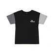 Girls' T-Shirt with Heather Details - Black