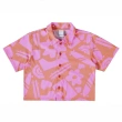 Girls' Abstract Print Shirt &ndash; Orange Patch Edition