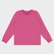 Girls'Long Sleeve Cotton T-Shirt &ndash; Classic Fit - Dark Pink