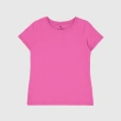 Girls' Basic Cotton T-Shirt &ndash; Crew Neck - Pink