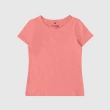 Girls' Basic Cotton T-Shirt &ndash; Crew Neck - Salmon Pink