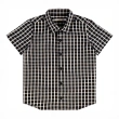 Boys' Plaid Button-Up Shirt &ndash; Classic Fit - Black and White