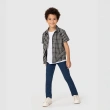 Boys' Plaid Button-Up Shirt &ndash; Classic Fit - Black and White