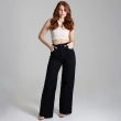 Women&rsquo;s Wide Leg Jeans - Black
