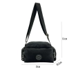 Crossbody - Sporty Zip - Obsidian Black