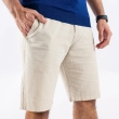 شورت رجالي - كتان - بيج فاتح