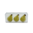 Cute Beauty Makeup Sponge Set (Pear) Yellow