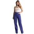 Women&rsquo;s Wide Leg Jeans - Blue