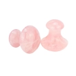 Rose Quartz Eye Massage Mushroom Tools for Depuffing Under&ndash;Eye Bags, Dark Circles, Fine Lines, Cooling Eye Treatment, Gentle Anti&ndash;Aging Skincare Massage